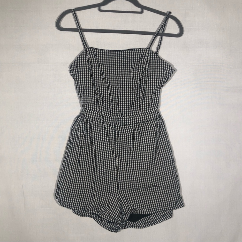 PACSUN Kendall&Kylie Checkered Romper